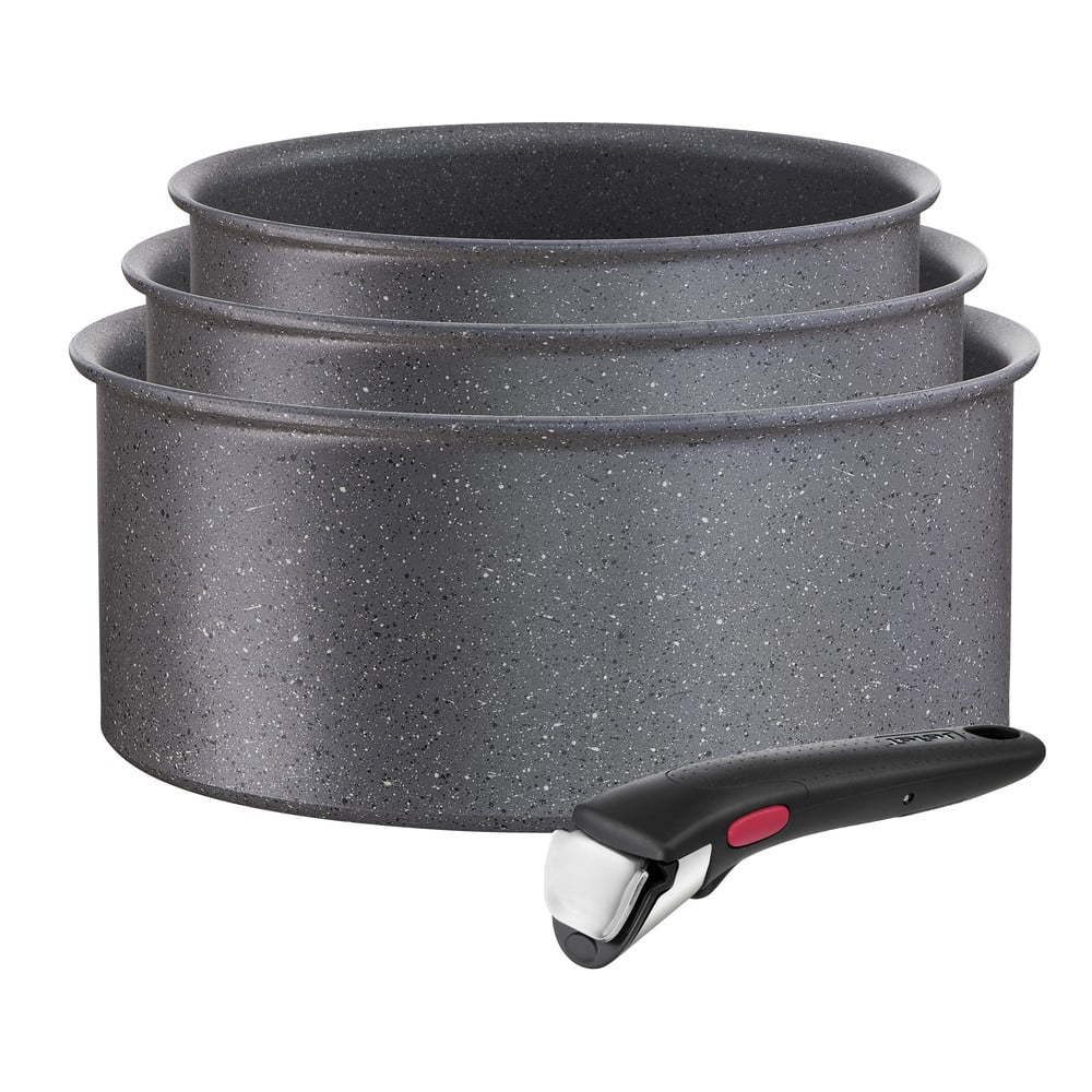Set de vase pentru gătit 4 buc. din aluminiu Ingenio Natural Force – Tefal Set de vase pentru gătit 4 buc. din aluminiu Ingenio Natural Force – Tefal