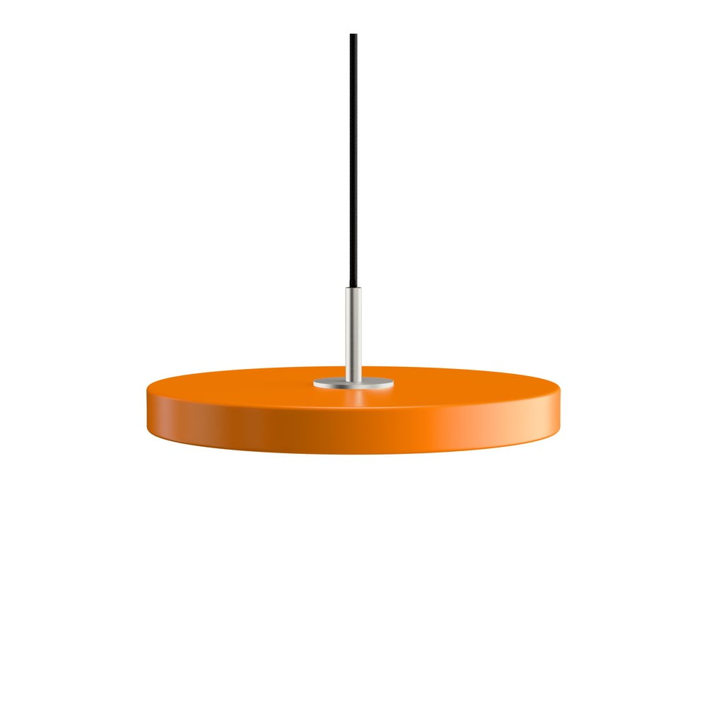 Lustră portocalie LED cu abajur din metal ø 31 cm Asteria Mini – UMAGE Lustră portocalie LED cu abajur din metal ø 31 cm Asteria Mini – UMAGE