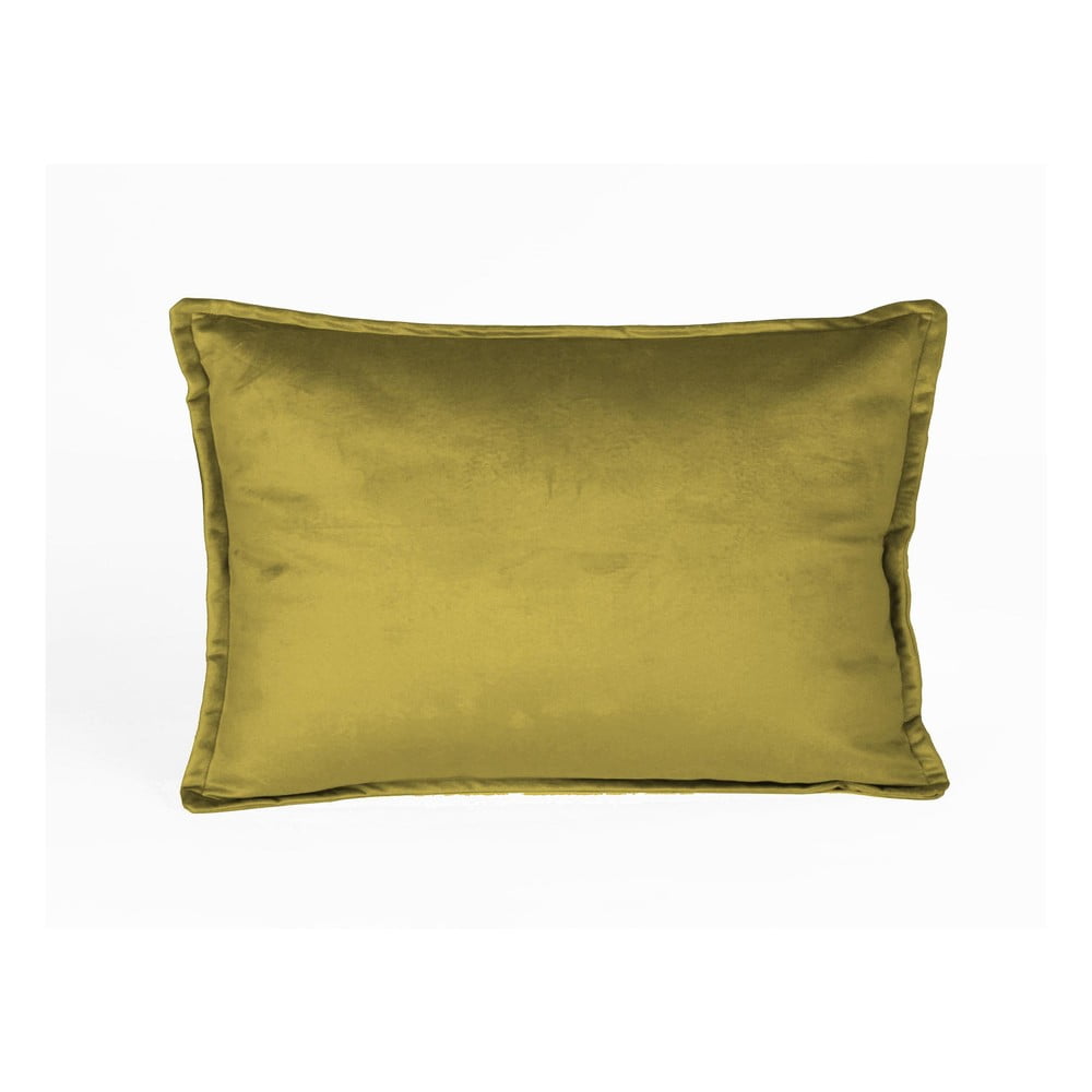 Pernă cu husă din catifea Velvet Atelier Golden, 50 x 35 cm, auriu Pernă cu husă din catifea Velvet Atelier Golden, 50 x 35 cm, auriu