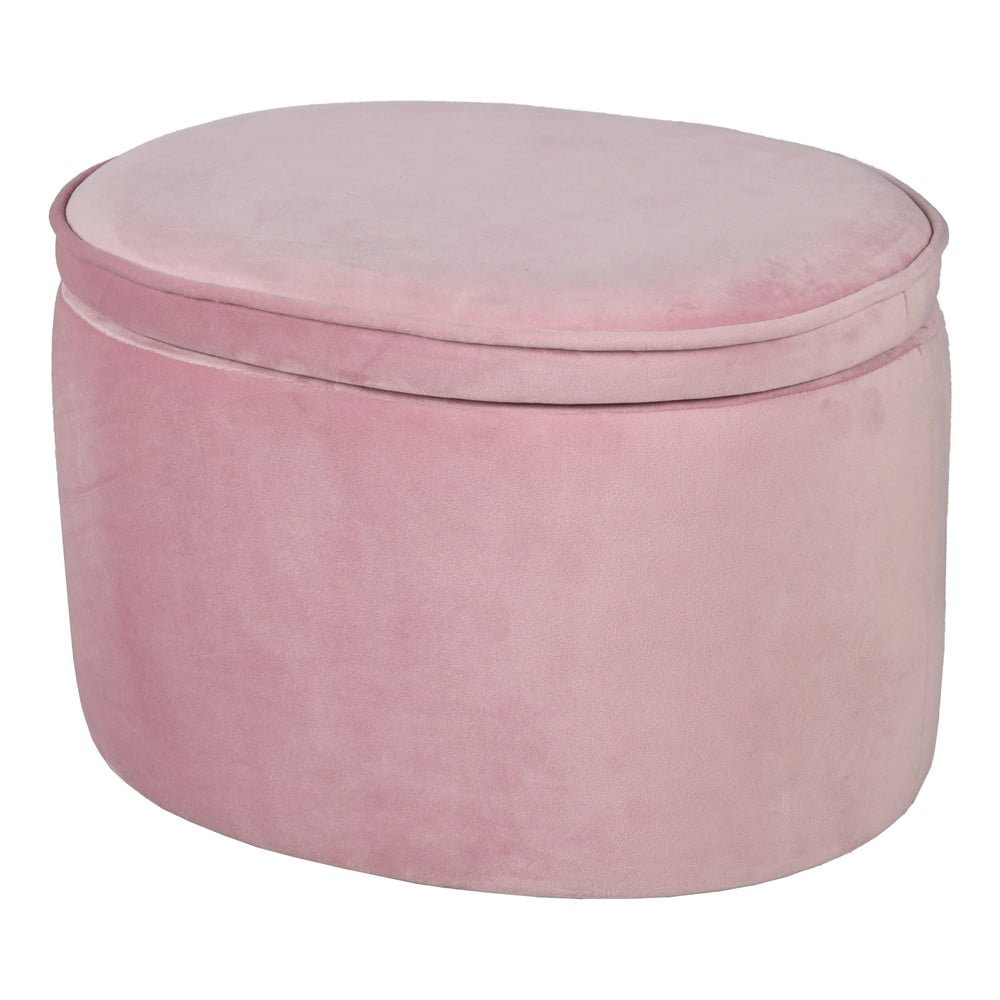 Puf pentru copii roz deschis cu tapițerie din catifea Lil Sofa – Roba Puf pentru copii roz deschis cu tapițerie din catifea Lil Sofa – Roba