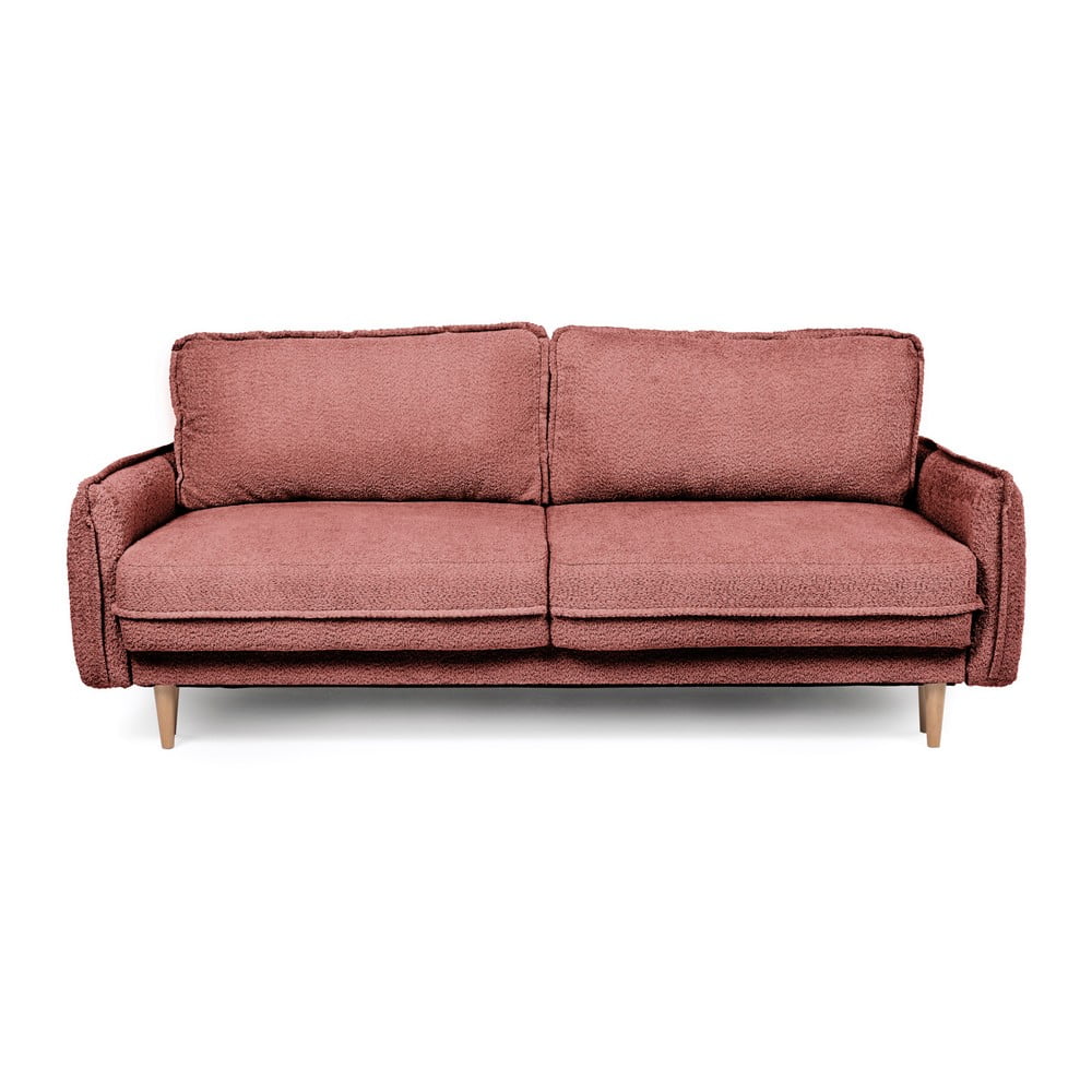 Canapea roșie extensibilă cu tapițerie din stofă bouclé 215 cm Patti – Bonami Selection Canapea roșie extensibilă cu tapițerie din stofă bouclé 215 cm Patti – Bonami Selection