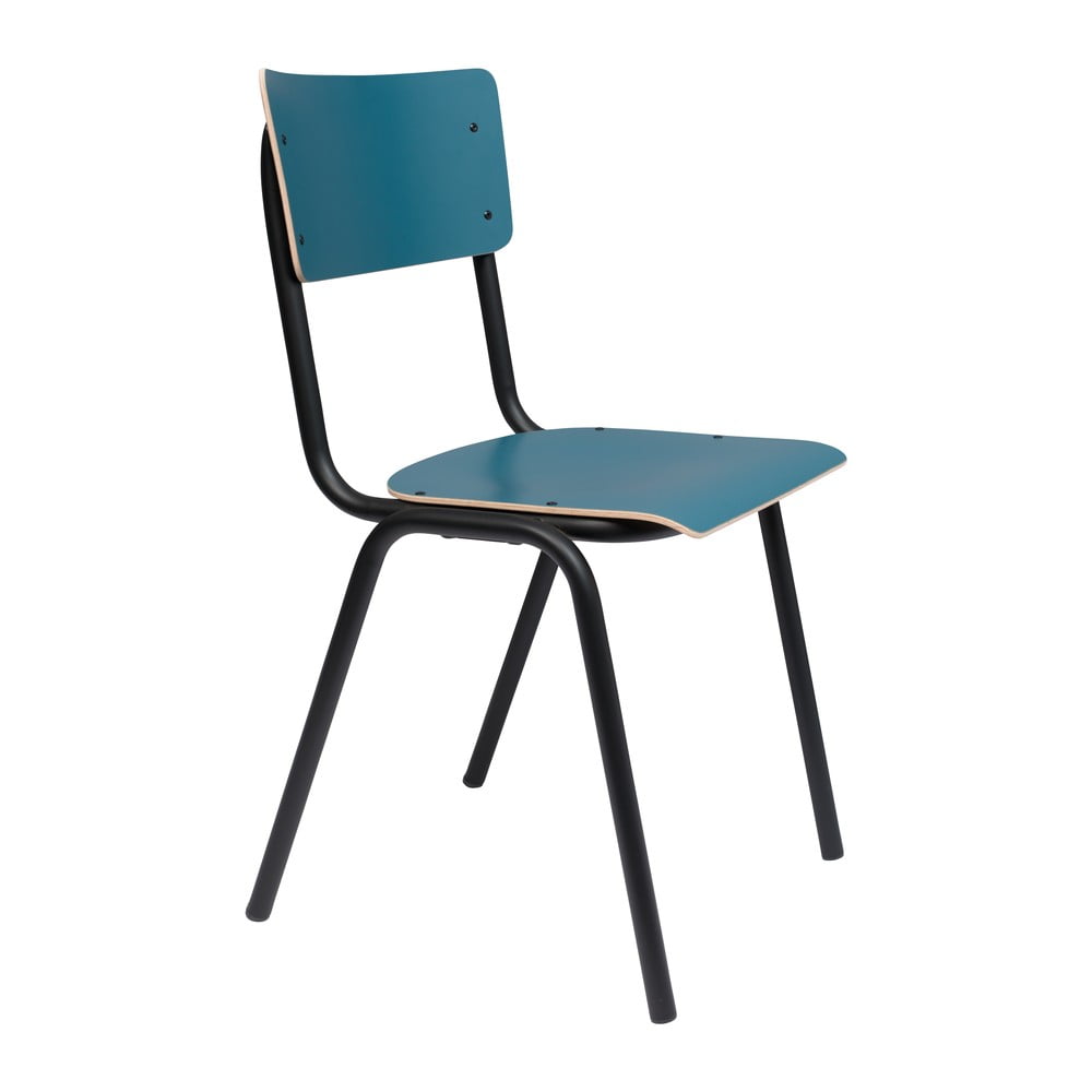 Scaune de dining în culoarea petrolului 4 buc. Back to school – Zuiver Scaune de dining în culoarea petrolului 4 buc. Back to school – Zuiver