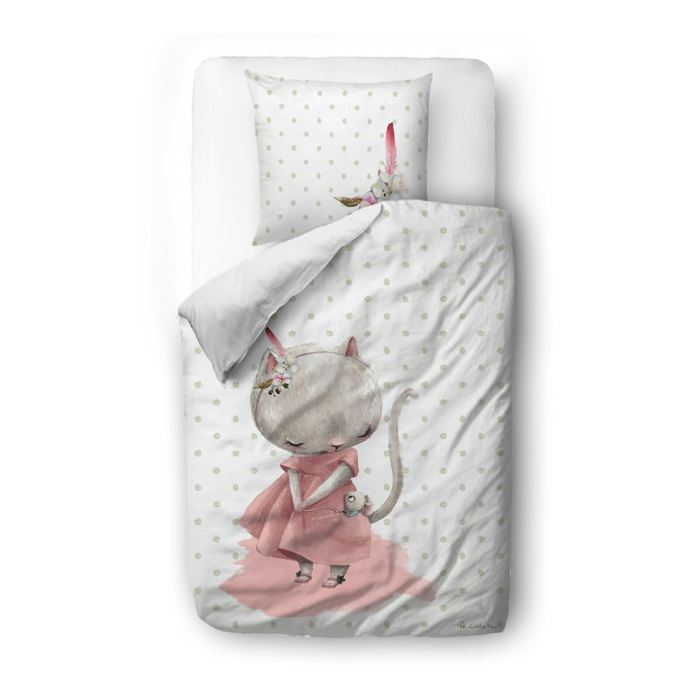 Lenjerie de pat din bumbac pentru copii Butter Kings Mouse, 100 x 130 cm Lenjerie de pat din bumbac pentru copii Butter Kings Mouse, 100 x 130 cm