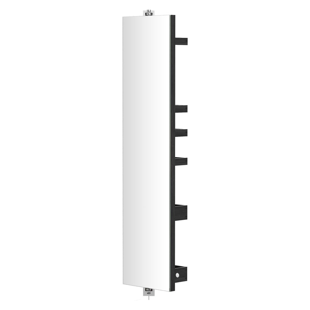 Oglindă cu spațiu pentru depozitare Wireworks Dark, înălțime 114 cm Oglindă cu spațiu pentru depozitare Wireworks Dark, înălțime 114 cm
