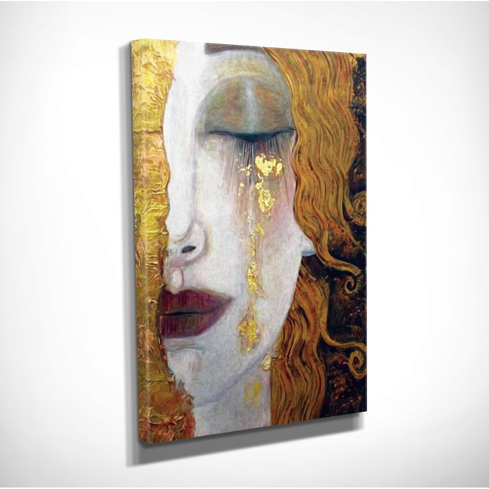Reproducere tablou pe pânză Gustav Klimt Golden Tears, 30 x 40 cm Reproducere tablou pe pânză Gustav Klimt Golden Tears, 30 x 40 cm