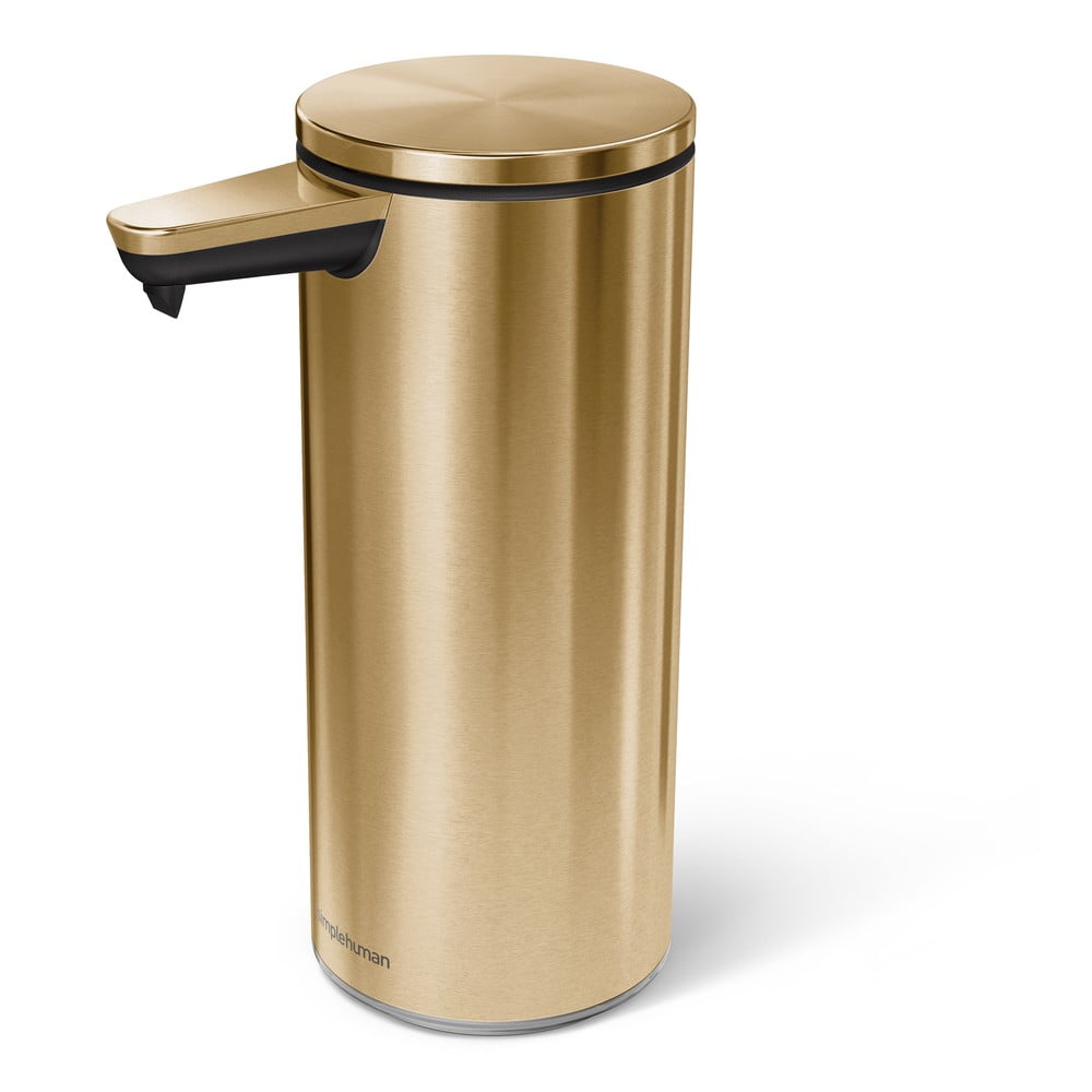 Dozator de săpun lichid auriu din oțel inoxidabil 266 ml - simplehuman Dozator de săpun lichid auriu din oțel inoxidabil 266 ml - simplehuman