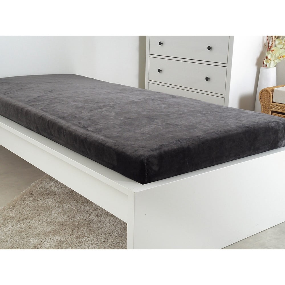 Cearceaf gri închis din microflanel 180x200 cm Exclusive – B.E.S. Cearceaf gri închis din microflanel 180x200 cm Exclusive – B.E.S.