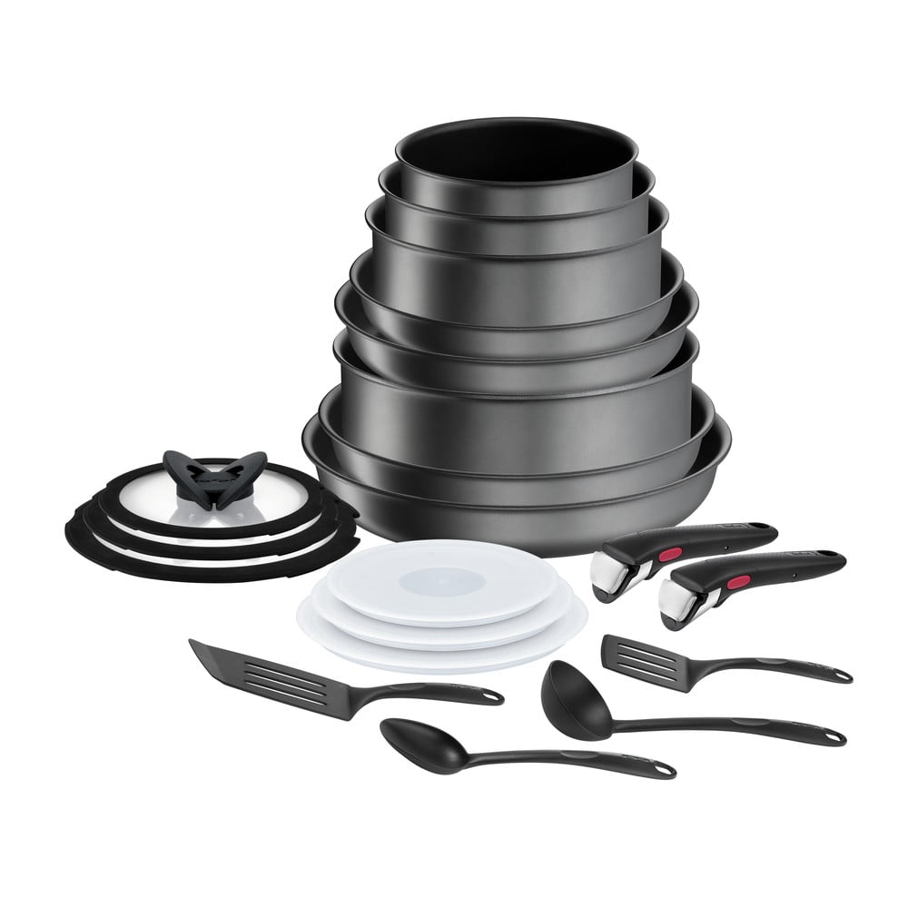 Set de vase pentru gătit 20 buc. din aluminiu Ingenio Daily Chef On – Tefal Set de vase pentru gătit 20 buc. din aluminiu Ingenio Daily Chef On – Tefal