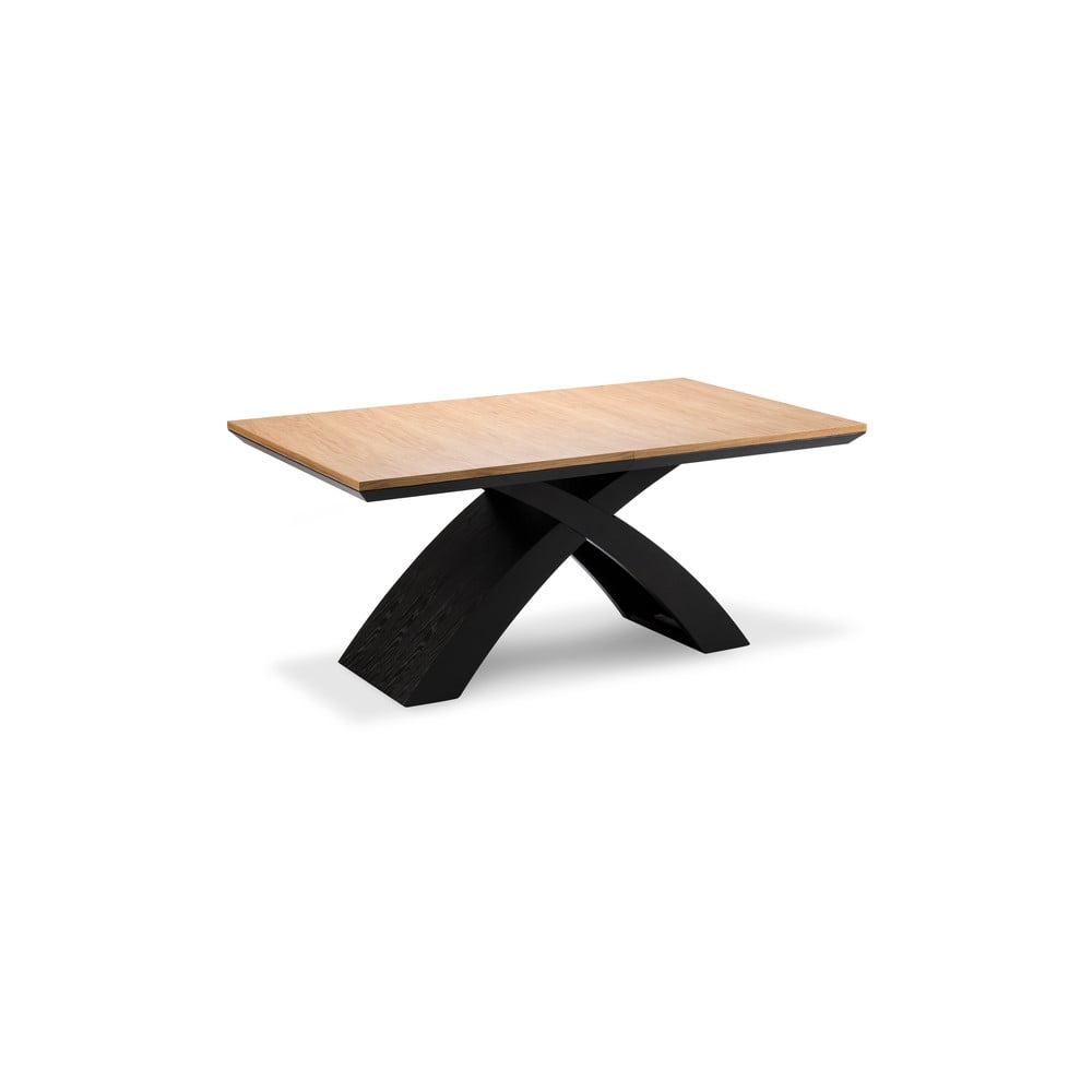 Masă de dining extensibilă cu blat cu aspect de lemn de stejar 100x170 cm Helga – Windsor & Co Sofas Masă de dining extensibilă cu blat cu aspect de lemn de stejar 100x170 cm Helga – Windsor & Co Sofas