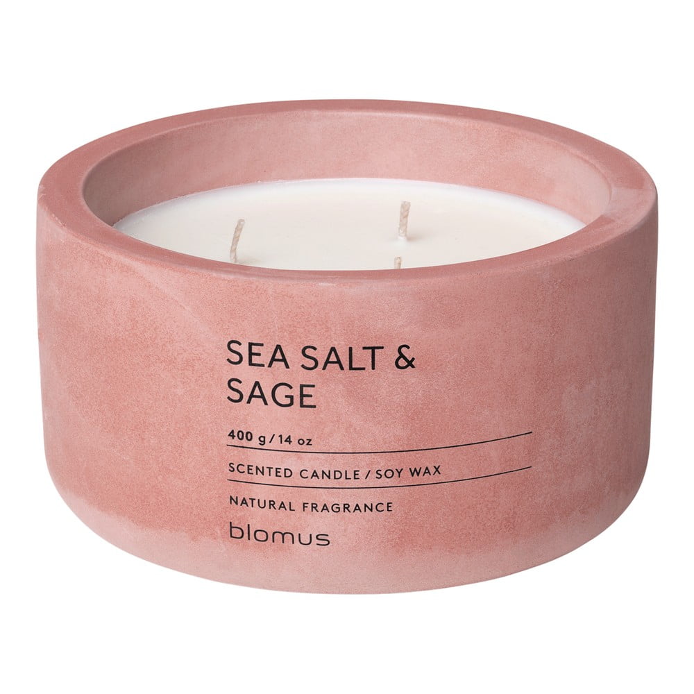 Lumânare parfumată din ceară de soia timp de ardere 25 h Fraga: Sea Salt and Sage – Blomus Lumânare parfumată din ceară de soia timp de ardere 25 h Fraga: Sea Salt and Sage – Blomus