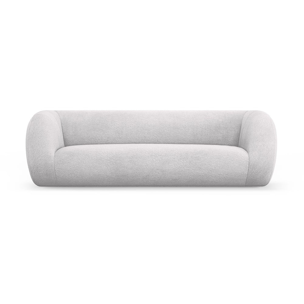 Canapea gri deschis cu tapițerie din stofă bouclé 230 cm Essen – Cosmopolitan Design Canapea gri deschis cu tapițerie din stofă bouclé 230 cm Essen – Cosmopolitan Design