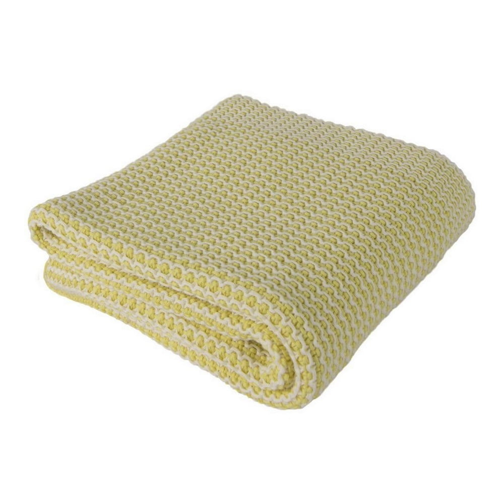 Pătură din bumbac pentru copii Homemania Decor Kids Fluffy, 90 x 90 cm, galben Pătură din bumbac pentru copii Homemania Decor Kids Fluffy, 90 x 90 cm, galben
