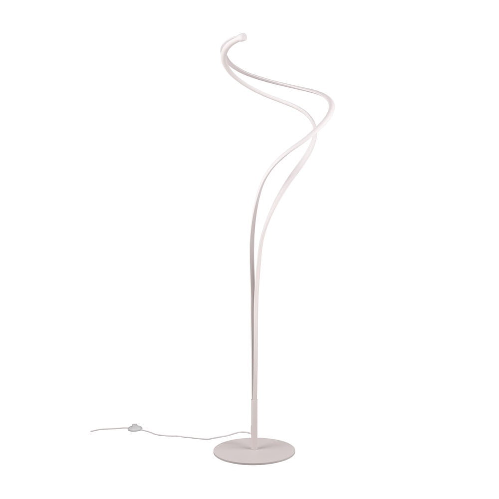 Lampadar alb LED cu abajur din metal (înălțime 160 cm) Nala – Trio Select Lampadar alb LED cu abajur din metal (înălțime 160 cm) Nala – Trio Select