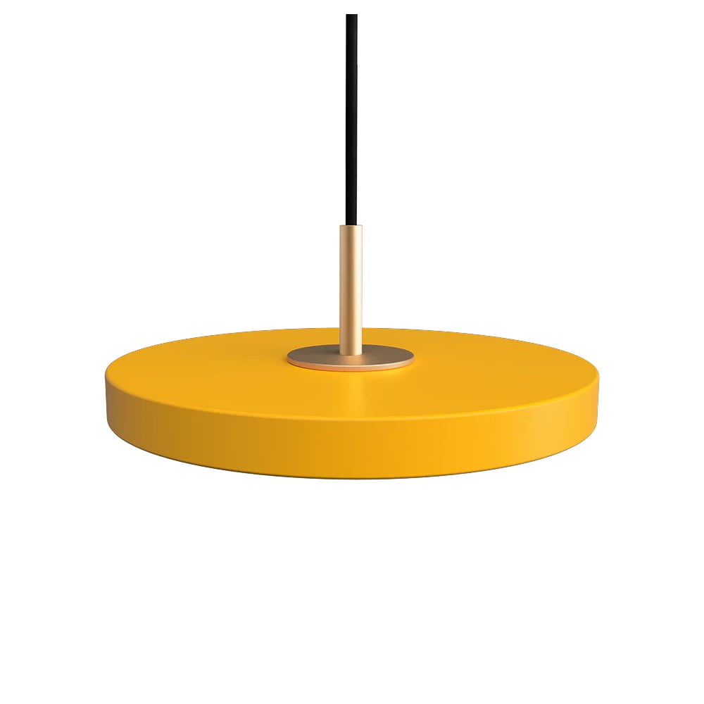 Lustră galben ocru LED cu abajur din metal ø 15 cm Asteria Micro – UMAGE Lustră galben ocru LED cu abajur din metal ø 15 cm Asteria Micro – UMAGE