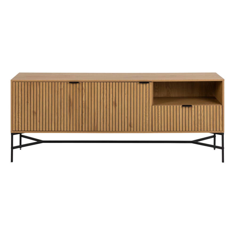 Comodă joasă cu aspect de lemn de stejar 180x70 cm Jaipur – Actona Comodă joasă cu aspect de lemn de stejar 180x70 cm Jaipur – Actona