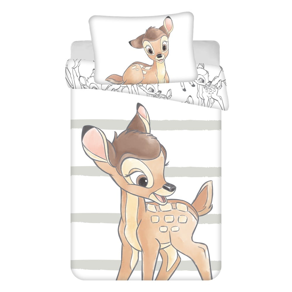 Lenjerie de pat pentru copii din bumbac pentru pătuț 100x135 cm Bambi – Jerry Fabrics Lenjerie de pat pentru copii din bumbac pentru pătuț 100x135 cm Bambi – Jerry Fabrics