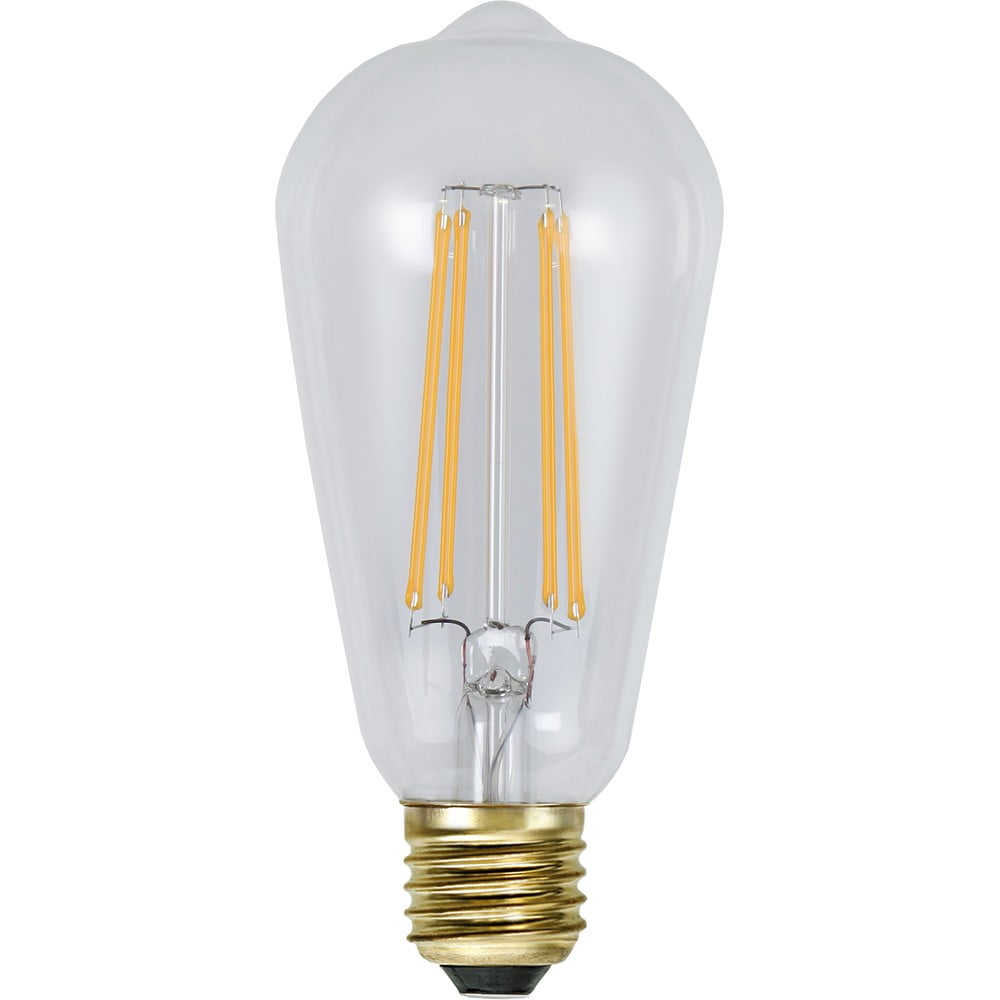Bec LED cu filament E27, cu lumină caldă și intensitate reglabilă 4 W Soft Glow – Star Trading Bec LED cu filament E27, cu lumină caldă și intensitate reglabilă 4 W Soft Glow – Star Trading
