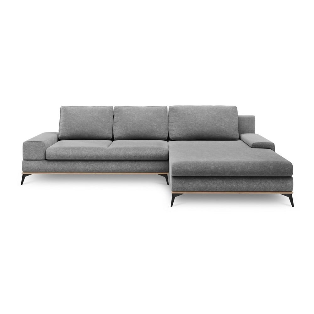 Colțar extensibil cu șezlong pe partea dreaptă Windsor & Co Sofas Planet, gri Colțar extensibil cu șezlong pe partea dreaptă Windsor & Co Sofas Planet, gri