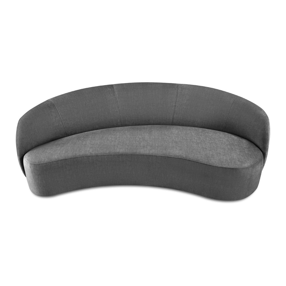 Canapea asimetrică din catifea Mazzini Sofas Debbie, colț dreapta, gri Canapea asimetrică din catifea Mazzini Sofas Debbie, colț dreapta, gri
