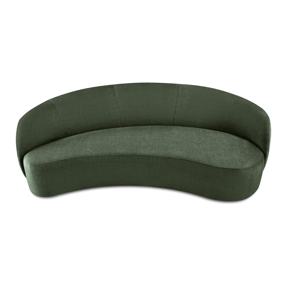 Canapea asimetrică din catifea Mazzini Sofas Debbie, colț dreapta, verde Canapea asimetrică din catifea Mazzini Sofas Debbie, colț dreapta, verde