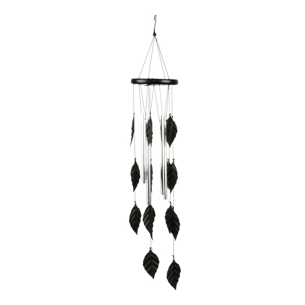 Clopoței metalici de vânt în formă de frunze Esschert Design, înălțime 61,5 cm Clopoței metalici de vânt în formă de frunze Esschert Design, înălțime 61,5 cm