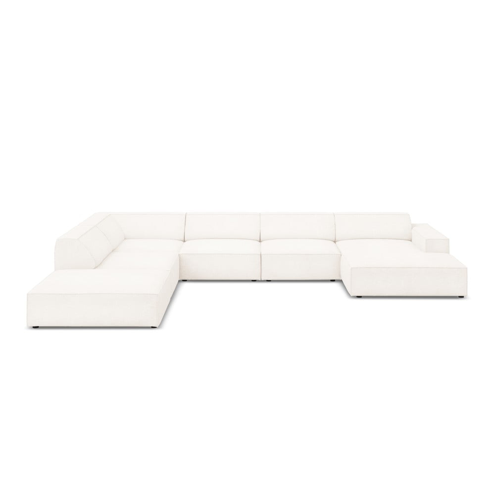 Colțar bej cu tapițerie bouclé (pe partea stângă) Jodie – Micadoni Home Colțar bej cu tapițerie bouclé (pe partea stângă) Jodie – Micadoni Home