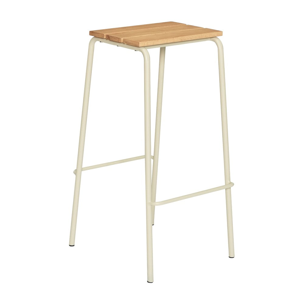 Scaune de bar bej/în culoare naturală 2 buc. (înălțime șezut 76 cm) Stilt – Hübsch Scaune de bar bej/în culoare naturală 2 buc. (înălțime șezut 76 cm) Stilt – Hübsch
