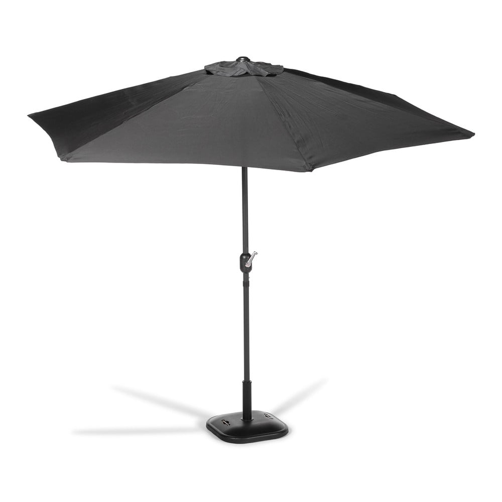 Umbrelă de soare fără suport Bonami Essentials Sun, ø 300 cm, negru Umbrelă de soare fără suport Bonami Essentials Sun, ø 300 cm, negru