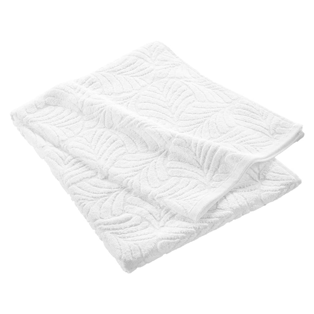 Prosop alb din bumbac din frotir 70x130 cm Madeira – douceur d'intérieur Prosop alb din bumbac din frotir 70x130 cm Madeira – douceur d'intérieur