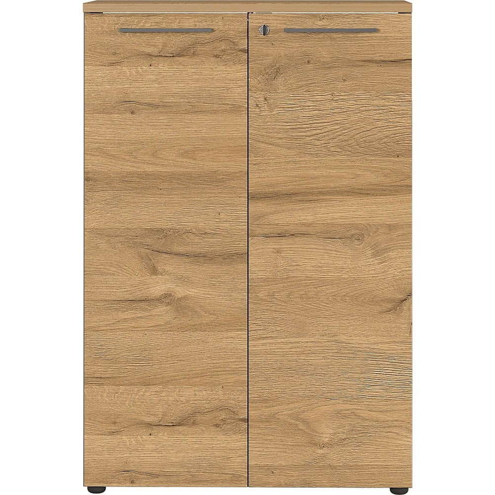 Dulap gri antracit cu aspect de lemn de stejar 80x120 cm Agenda – Germania Dulap gri antracit cu aspect de lemn de stejar 80x120 cm Agenda – Germania