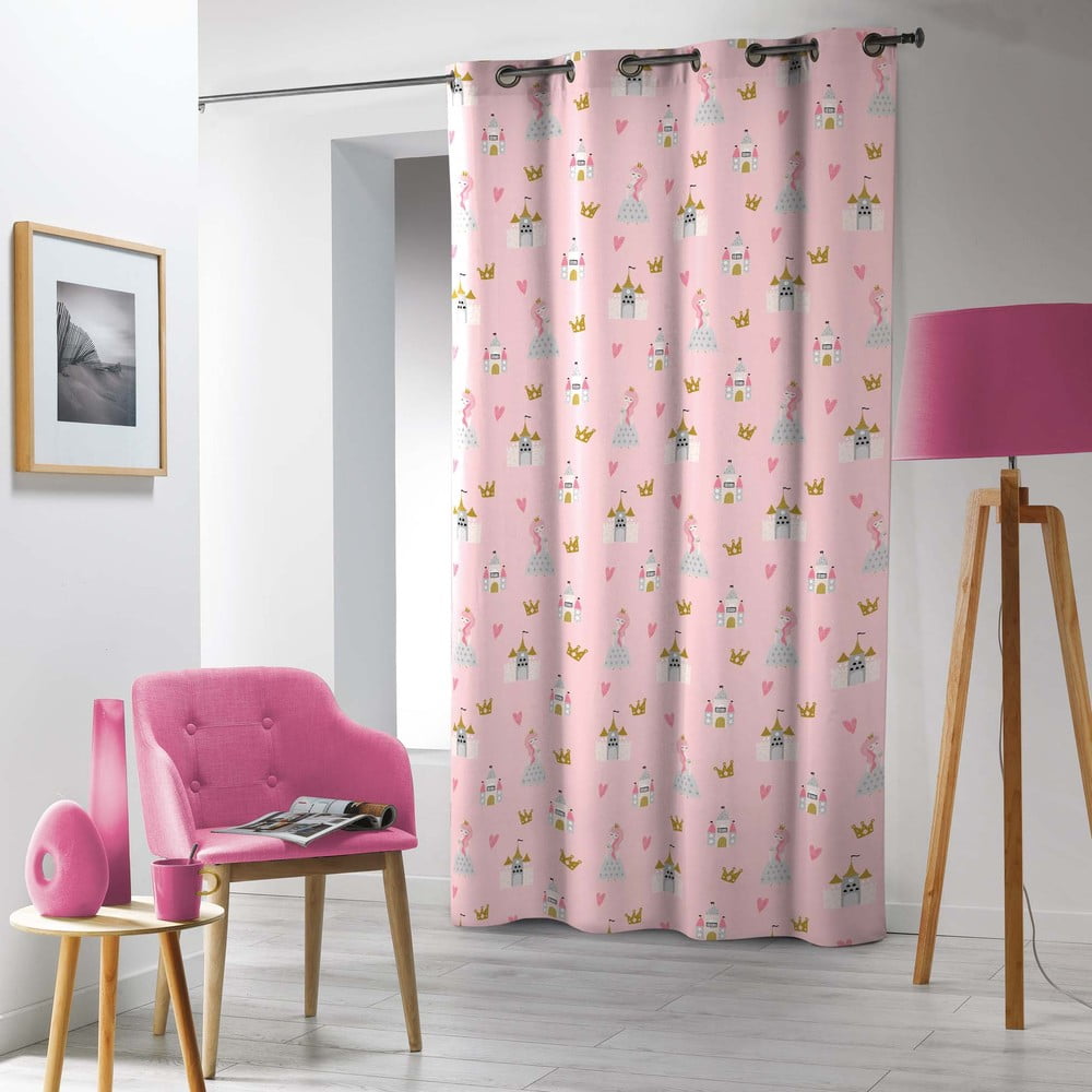 Draperie pentru copii din microfibră 140x240 cm Hermine – douceur d'intérieur Draperie pentru copii din microfibră 140x240 cm Hermine – douceur d'intérieur