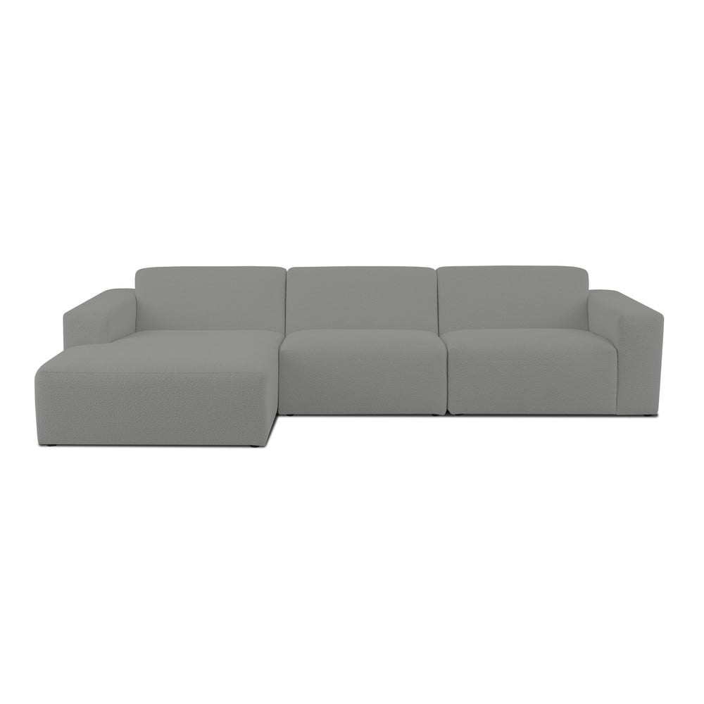 Colțar gri cu tapițerie din stofă bouclé (cu colț pe partea stângă ) Roxy – Scandic Colțar gri cu tapițerie din stofă bouclé (cu colț pe partea stângă ) Roxy – Scandic