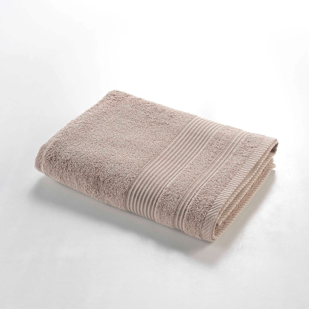 Prosop bej din bumbac din frotir 70x130 cm Tendresse – douceur d'intérieur Prosop bej din bumbac din frotir 70x130 cm Tendresse – douceur d'intérieur