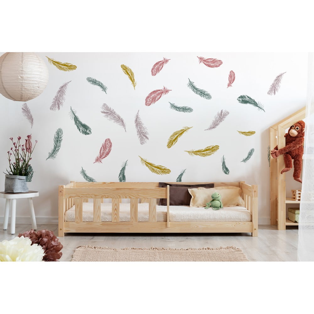 Pat pentru copii în culoare naturală din lemn de pin 90x160 cm Mila CP – Adeko Pat pentru copii în culoare naturală din lemn de pin 90x160 cm Mila CP – Adeko