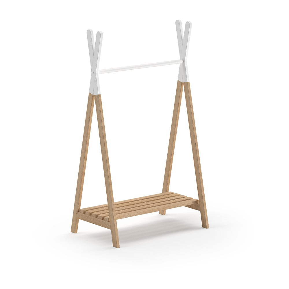 Cuier pentru copii alb/în culoare naturală din lemn masiv de pin KIDDY – Vipack Cuier pentru copii alb/în culoare naturală din lemn masiv de pin KIDDY – Vipack