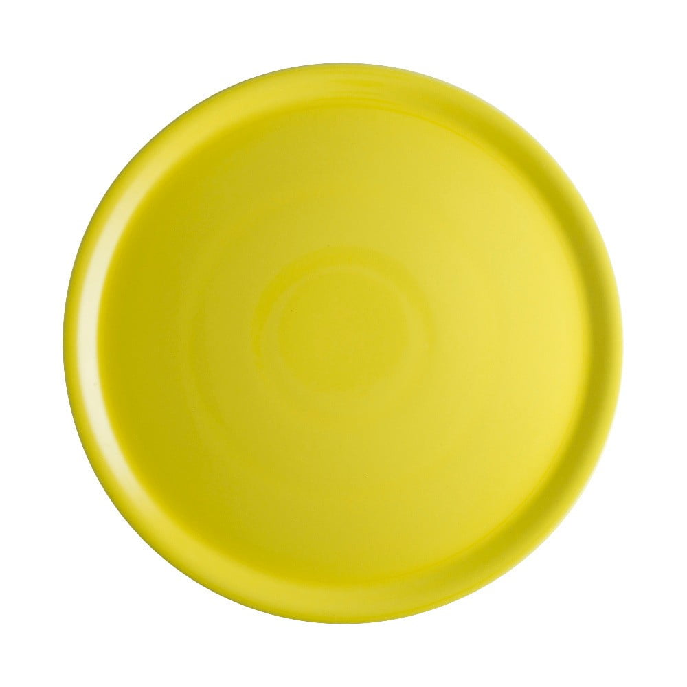 Farfurie din porțelan pentru pizza Brandani Pizza, ⌀ 31 cm, galben Farfurie din porțelan pentru pizza Brandani Pizza, ⌀ 31 cm, galben