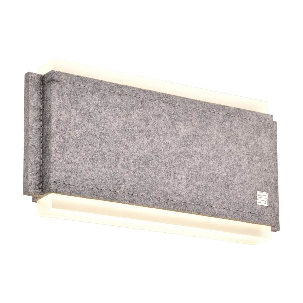 Aplică de perete gri LED cu control vocal/cu control prin aplicații mobile Cicara – CINQUE Aplică de perete gri LED cu control vocal/cu control prin aplicații mobile Cicara – CINQUE