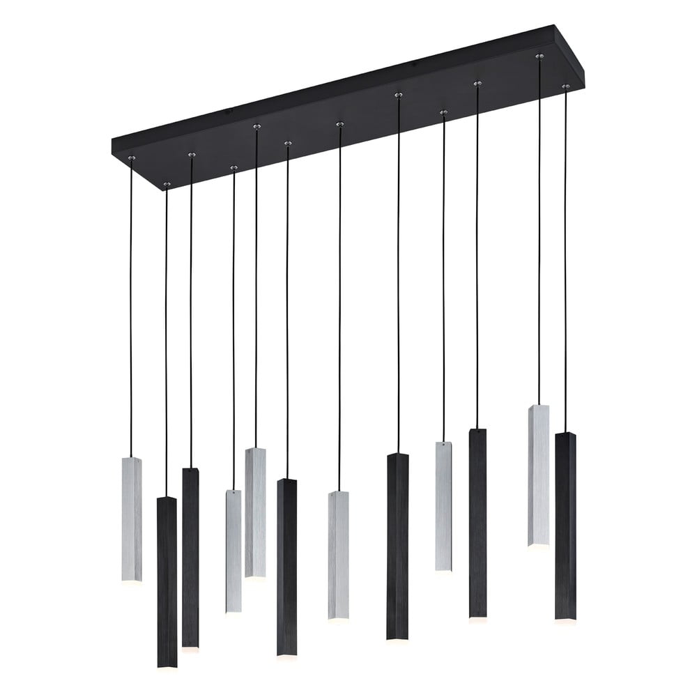 Lustră neagră LED cu control vocal/cu control prin aplicații mobile cu abajur din metal Civeto – CINQUE Lustră neagră LED cu control vocal/cu control prin aplicații mobile cu abajur din metal Civeto – CINQUE