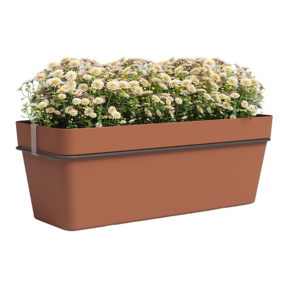 Jardinieră din plastic reciclat de agățat / de perete/cu sistem de auto-irigare 50 cm Capri – Artevasi Jardinieră din plastic reciclat de agățat / de perete/cu sistem de auto-irigare 50 cm Capri – Artevasi