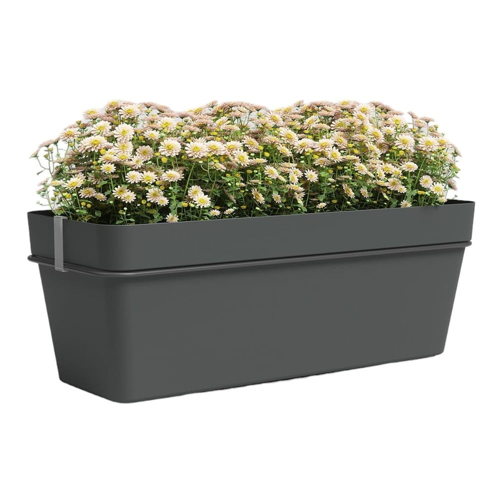 Jardinieră din plastic reciclat de agățat / de perete/cu sistem de auto-irigare 50 cm Capri – Artevasi Jardinieră din plastic reciclat de agățat / de perete/cu sistem de auto-irigare 50 cm Capri – Artevasi