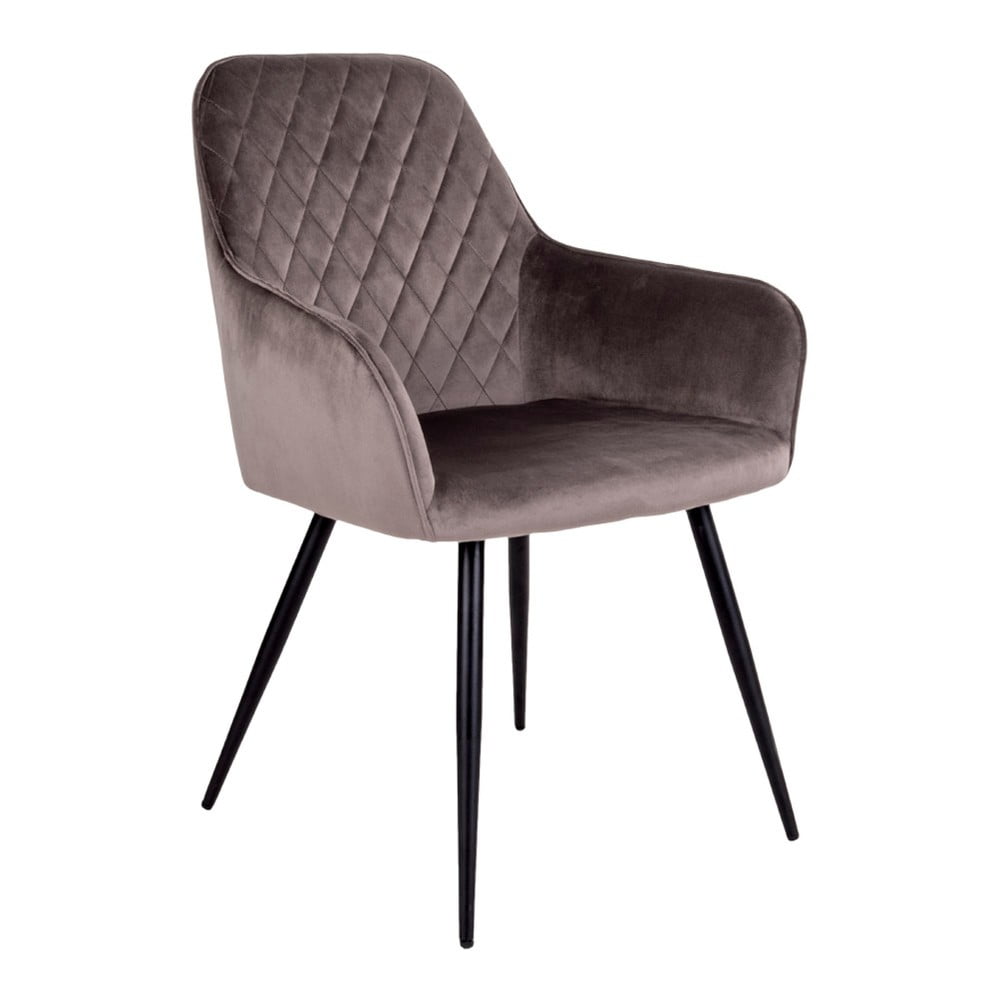 Scaune de dining din catifea maro-negru 2 buc. Harbo – House Nordic Scaune de dining din catifea maro-negru 2 buc. Harbo – House Nordic
