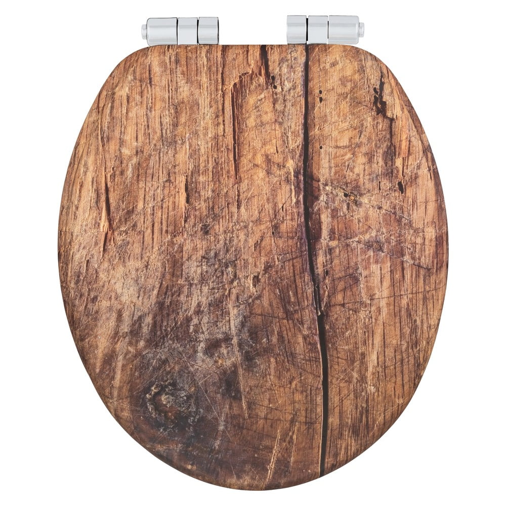 Capac WC 37 x 43 cm Easy-Close (cu închidere automată) Rustic – Wenko Capac WC 37 x 43 cm Easy-Close (cu închidere automată) Rustic – Wenko