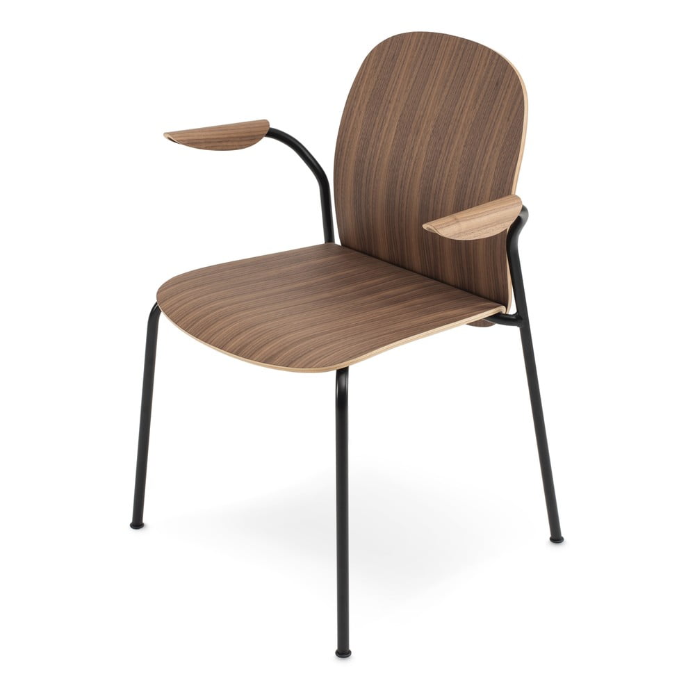 Scaun de dining maro coniac/în culoare naturală cu aspect de lemn de nuc Book – Gazzda Scaun de dining maro coniac/în culoare naturală cu aspect de lemn de nuc Book – Gazzda