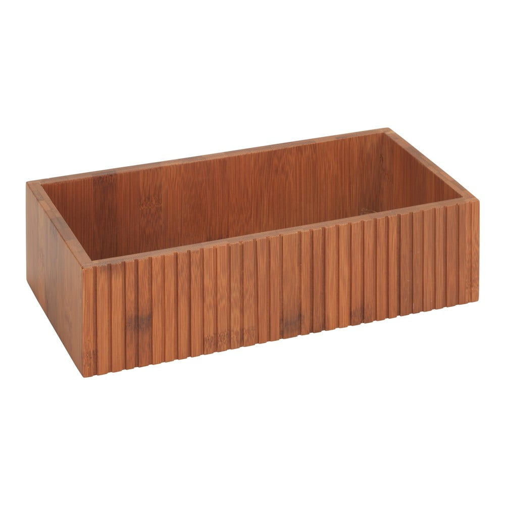 Cutie de depozitare în culoare naturală din bambus 30x15x8 cm Mera – Wenko Cutie de depozitare în culoare naturală din bambus 30x15x8 cm Mera – Wenko