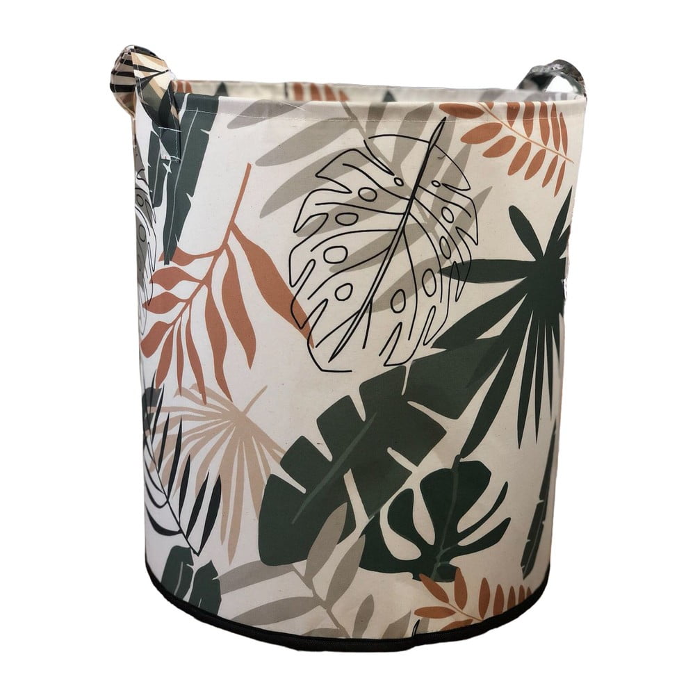 Coș de depozitare de depozitare din material textil ø 37x40 cm – Mioli Decor Coș de depozitare de depozitare din material textil ø 37x40 cm – Mioli Decor