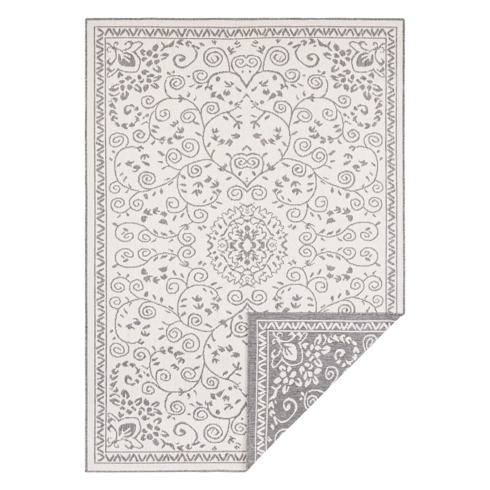 Covor adecvat pentru exterior NORTHRUGS Leyte, 200 x 290 cm, gri-crem Covor adecvat pentru exterior NORTHRUGS Leyte, 200 x 290 cm, gri-crem