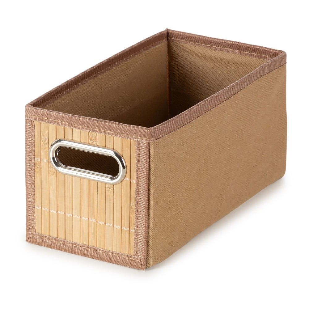 Cutie de depozitare în culoare naturală din bambus 15x31x15 cm – Compactor Cutie de depozitare în culoare naturală din bambus 15x31x15 cm – Compactor
