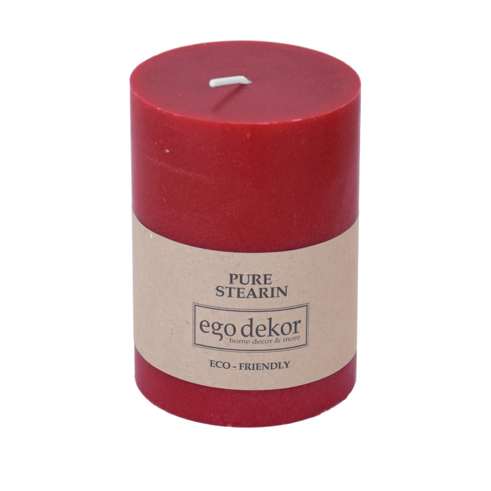 Lumânare Eco candles by Ego dekor Friendly, durată ardere 37 h, roșu Lumânare Eco candles by Ego dekor Friendly, durată ardere 37 h, roșu