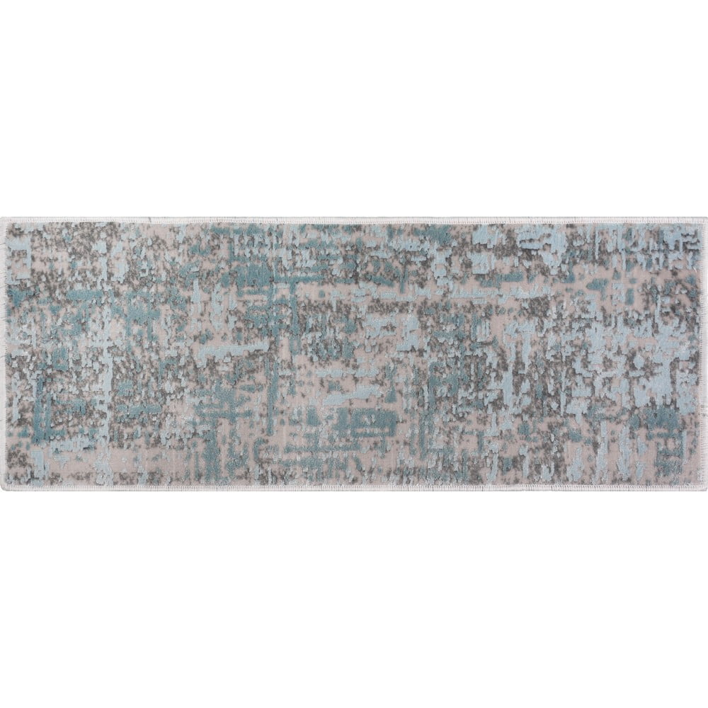 Covorașe pentru scări gri-turcoaz 16 buc. din bumbac 25x65 cm Milano Mavi – Vitaus Covorașe pentru scări gri-turcoaz 16 buc. din bumbac 25x65 cm Milano Mavi – Vitaus