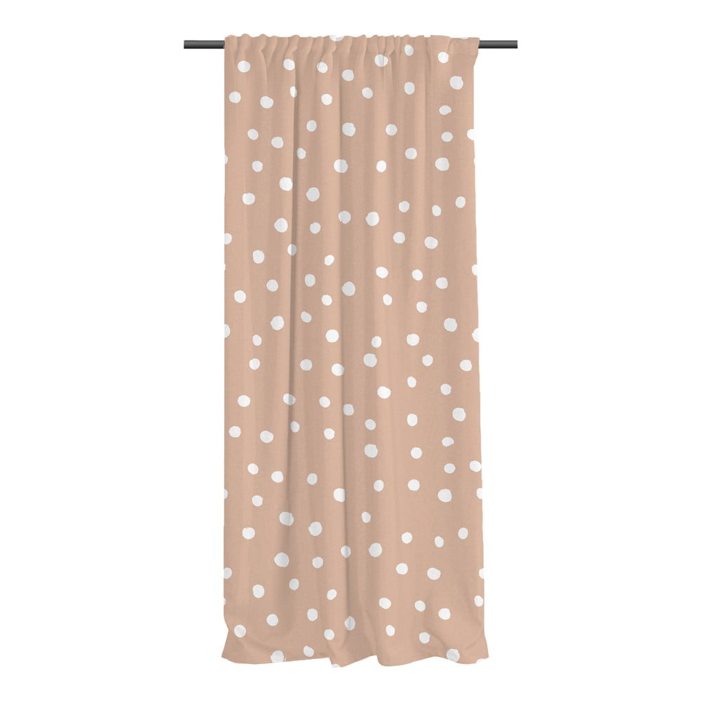 Draperie portocalie pentru copii 250x110 cm Dots from the Forest - Butter Kings Draperie portocalie pentru copii 250x110 cm Dots from the Forest - Butter Kings